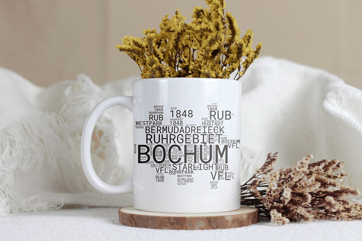 Tasse 300ml - Weiß / BOCHUM