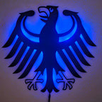 Bundesadler Wandlampe mit LED Beleuchtung