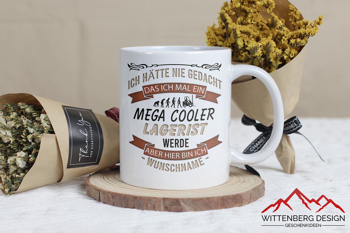 Tasse 300ml - Weiß / Lagerist