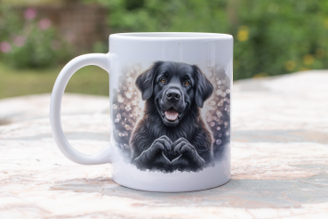 Tasse 300ml - Weiß / Labrador