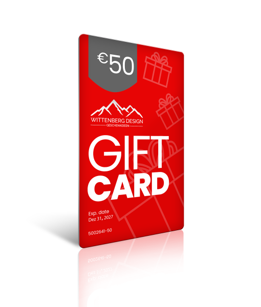Geschenkgutschein 5€ - 50€